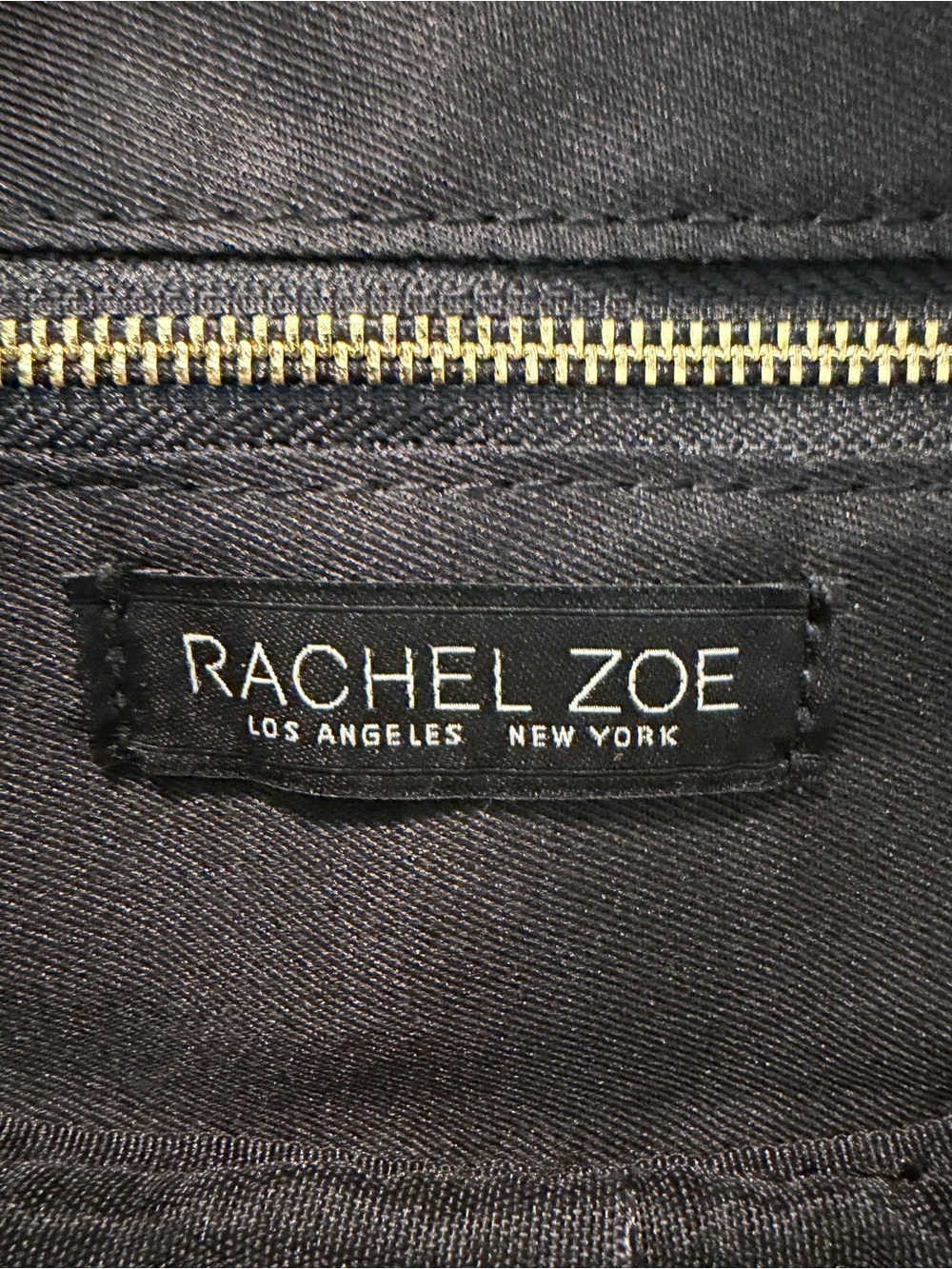 Rachel Zoe Black Pebbled Leather Vanity Bucket Crossbody Bag - Picture 5 of 6